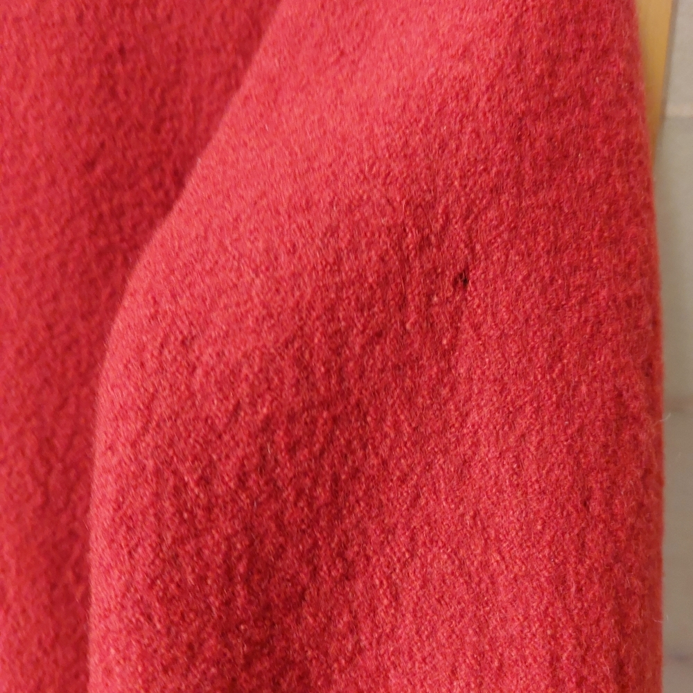 Covelo red wool Casbah coat, size XL, NWT (flaws) - Picture 12 of 14